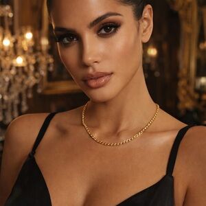 14K Gold Filled Rope Chain Necklace 22in 3.5mm Gold Rope Chain Men Women